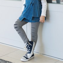 꼰띠키즈 여아용 린지 절개 레깅스