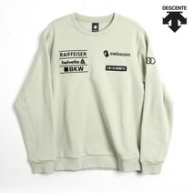 [데상트] 긴팔티 UQC SM321SHT91-LIM 남성 스위스 스키팀 직자수 그래픽 맨투