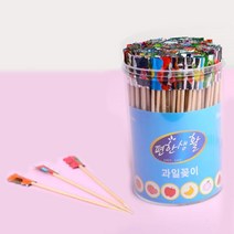 300P 대 일회용 도시락 과일픽 과일 꽂이 요지 꼬지 이쑤시개 칵테일픽