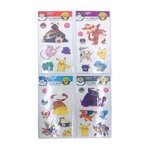 [에리트]포켓몬스터W다용도리무벌스티커/4종, 4종세트