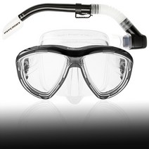 투사스포츠 스쿠버 스노쿨링 마스크+스노클세트 UC-2450 BK