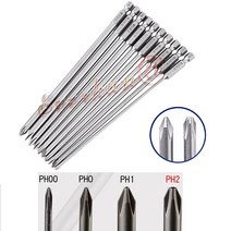 소형 1Set/16pc 스크루 드라이버 비트 전기 Ph2 Ph1 Ph0 S2 50mm 길이 드릴 자기 높은 토크 S1/4 수리 헤, 01 인디고_01 32mm