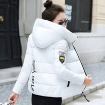 요모조모 YH984 여성 아우터 포켓 지퍼 버튼 후드 긴팔 숏 겨울 점퍼 자켓 경량 패딩