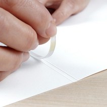 열접착 제본 스트립 표지 12mm 60매 보고서표지 책표지 문구덕후 북커버 공부계획표 제본소모품 공무원