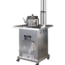 화목난로 가정용 스테인레스 겨울 실내 사무실 곤로, 60cm+부속(3m연통)