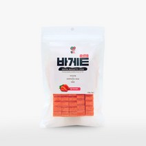[채다시] 펫슐랭 유산균 덴탈바게트 강아지 치석제거껌 120g 6p(3가지 맛 / 단호박 딸기 블루베리), 3개, 딸기맛