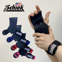 쉬크 퀵 그립 헬스 리프팅 파워 리 스트랩 웨이트 시크 WSF 손목 보호대 크리오로지, 레드 [한쌍]