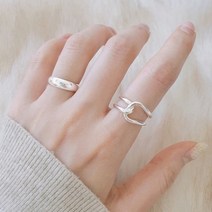 세인트메리 실버925 볼드 꼬임 검지 중지 약지 새끼 반지