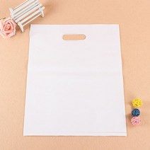 소기업용 맞춤형 쇼핑백 맞춤형 플라스틱 가방 맞춤형 인쇄 플라스틱 가방 팩 추가 인쇄 요금, 20x30cm  100PCS+White
