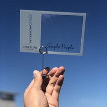 투명엽서 제작 맞춤디자인, 150*100mm, 사각재단, 200매
