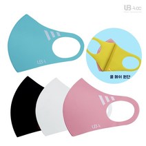 에어로 쿨 기능성원단 3D 마스크 로고O 귀편한 숨쉬기편한 대형 KF 비말 덴탈 먼지차단 컬러 명품 패션 보, XS, 화이트