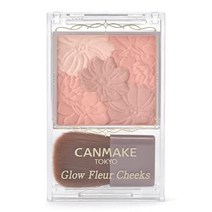 Canmake 캔메이크 글로우 플로어 치크 6.1g 10종 / 일본 블러셔, 단품개, 12 시나몬 라떼 플뢰르