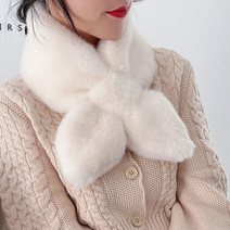 겨울 밍크퍼 쁘띠 퍼 머플러 여성 귀여운 방한 목도리