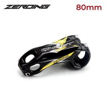 카본 스템 ZEROING-자전거 고스트 Mtb 자전거 핸들 바 31.8*80/90/100mm 로드 산악 초경량 CNC frequ 20 XC AM DH, [01] Black Golden 80mm