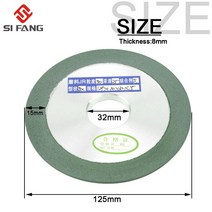 샌딩힐 연마휠 그라인딩휠 연마석 5mm/150mm 다이아몬드 그라인딩 휠 32 홀 컵 서클 텅스텐 스틸 밀링 커터, 01 145x32x15mm_01 150