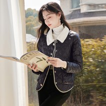 여성 경량 화이트구스 기모함량 90프로 구스다운 패딩 자켓 거위털 가볍고 따뜻한 누빔