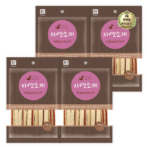 라이브잇 피제이코리아 자연소재 져키 스틱형, 52개입, 180g, 어포&오리고기 맛