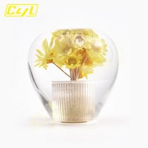 수동기어봉 스틱 레버 튜닝 JDM 자동차 수동 시프터 헤드 시프트 노브 크리스탈 플라워 기어 투명 아크릴, G