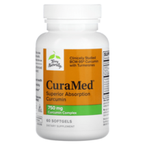 테리내츄럴리 큐라메드 슈페리어 고흡수 커큐민 750mg 소프트겔 60정 BCM95 커큐민, 2병