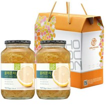 초록원 꿀레몬차 레몬청 선물세트 (1kg+1kg)