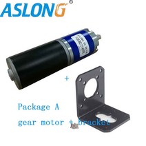 유성기어 전기자전거부품 Aslong 높은 품질 36mm 관형 12v 전기 모터 기어드 감소 브러시 행성 금속 PG36-3, 09 30RPM_01 12Vmotor