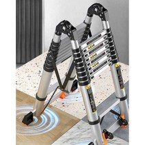 고소 작업 안전 사다리 접이식 A형 발판 사다리, 직선사다리 6.0미터(프리후크 2개)