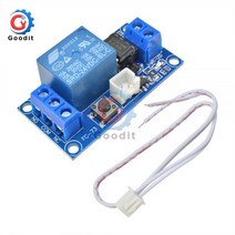 DC 5V 12V 24V LED 라이트 디지털 시간 지연 1 채널 릴레이 트리거 사이클 타이머 지연 스위치 회로 기판 타이밍 제어 모듈