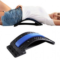 [A+]실버미어 등스트레칭 척추교정기 허리스트레칭 지압판 허리마사지기, 1개