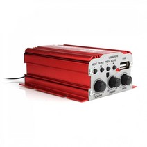앰프스피커 MA-700 500W 오토바이 자동차 전력 증폭기 2 채널 오디오 앰프 증폭기 지원 USB MP3 FM 입력, 한개옵션0
