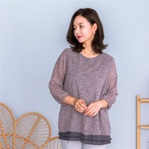 셀러허브 1 이헌영 NC02 밑단프릴 잔꽃무늬 블라우스 21BS5050B1