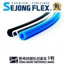 세종플렉스 우레탄튜브호스 4mmX2mm 1M절단 유공압 에어호스, 우레탄튜브호스 4mmX2mmX1M(투명)
