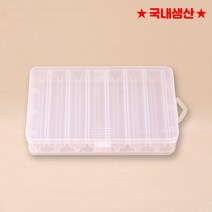 국내생산 해호 에기 케이스 14구 양면형 루어 태클박스 미노우 낚시, 3개