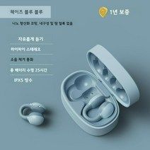 [해외직구] 귀에 넣지않는 골전도 인 이어 블루투스 무선헤드폰 아이팟 스포츠 헤드폰, 공식 표준, 헤이즈 블루