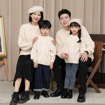 크리스마스 패밀리룩 커플티 커플룩 패밀리티 가족 일치하는 의상 가족 모양 어머니 아들 딸 엄마와 아빠 옷 새해 가족 의류 스웨터
