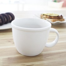 키친앤유 아메리칸머그컵 노비아 도자기 화이트 커피 머그컵, 1개, n 아메리칸머그
