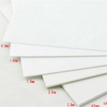 폼보드제작 300x200mm 1mm 2mm 3mm 5mm 7mm 9mm 두께 PVC 폼 보드 플라스틱 플랫 시트 보드 모델 Platesories 폼보드 12, 20x30x0.9cm