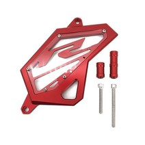 야마하 YZF R3 R25 오토바이 액세서리 프론트 스프로킷 체인 가드 커버 엔진 프로텍터 YZF-R3 2015-2018 용 YZF-R25, 빨간