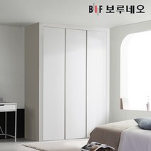 보루네오 10cm 네오 여닫이 작은방 붙박이장 5자 6자 7자, 다크그레이10cm