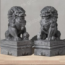 석상 해태 해치 사자 상 장식 액막이 풍수지리, A 1개 높이 20 길이 11 너비 9 cm