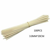 인센스 스틱 3mm 아로마 디퓨저 교체 라탄 리드 공기 청정기 아로마 테라피 오일 리필, 04 100pcs
