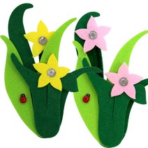 쥬쥬 5000 펠트 수선화 - 게시판꾸미기 환경미화 환경판, 분홍