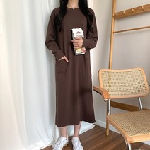 [자체제작] 로이 포켓 롱 원피스