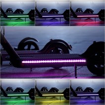 초고휘도 전동킥보드 LED 튜닝 패키지 USB타입 킥보드 악세사리 간편설치, 전동킥보드LED 기본세트