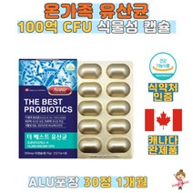식약처인증 프로바이오틱스 17종 락토바실러스 유산균 프리바이오틱스 프락토올리고당 100억 CFU 더베스트유산균500ml 식물성캡슐 생균보존용 알루(ALU)포장 캐나다 완제품 배변활동