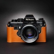 Nikon 니콘 F3 카메라 가방 케이스 가죽 필름카메라, 베이스(황갈색)