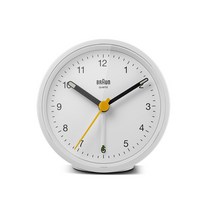 BC12W 브라운 BRAUN 아날로그 알람 저소음 탁상시계