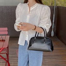 디핀 레이스 핀턱 블라우스 (페미닌/하객룩)