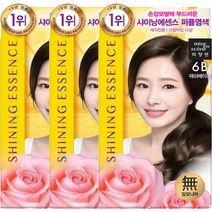 미쟝센 샤이닝 염모제 7종, 3개, 6B애쉬베이지