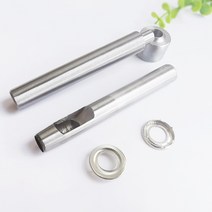 라오농 텐트용품 .부품고리 신발끈 텐트 펀칭기 캔버스 단추구멍 단추 내부링 기공 리벳 빅사이즈 티눈, T13-9.5mm캔버스 버클 도구+20세트 실버색버클