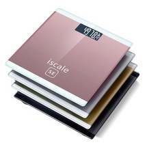 디지털 체중계, iscale 메탈핑크